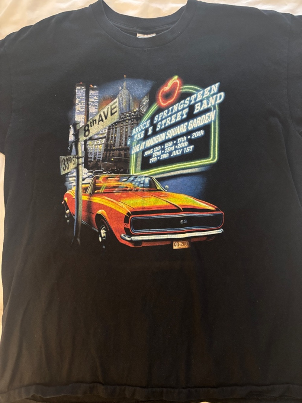 2000 Bruce Springsteen & The E Street Band Tour Shirt - Madison Square Garden